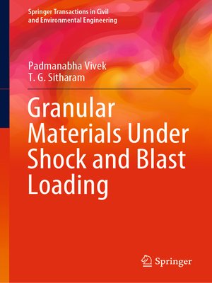 cover image of Granular Materials Under Shock and Blast Loading